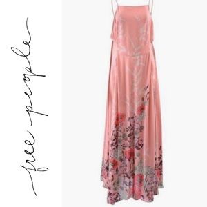 FREE PEOPLE Maxi Floral Slip Dress XS